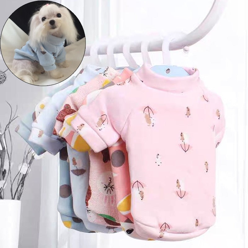 Pet Dog Clothes for Small Dogs Shih Tzu Yorkshire Hoodies Sweatshirt Soft Puppy Dog Cat Costume Clothing ropa para perro