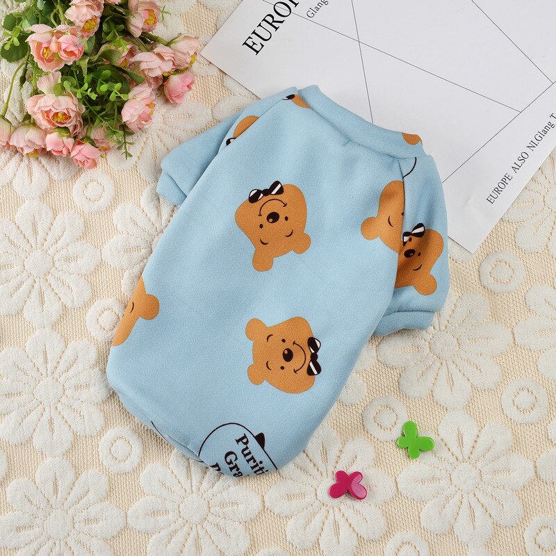 Pet Dog Clothes for Small Dogs Shih Tzu Yorkshire Hoodies Sweatshirt Soft Puppy Dog Cat Costume Clothing ropa para perro