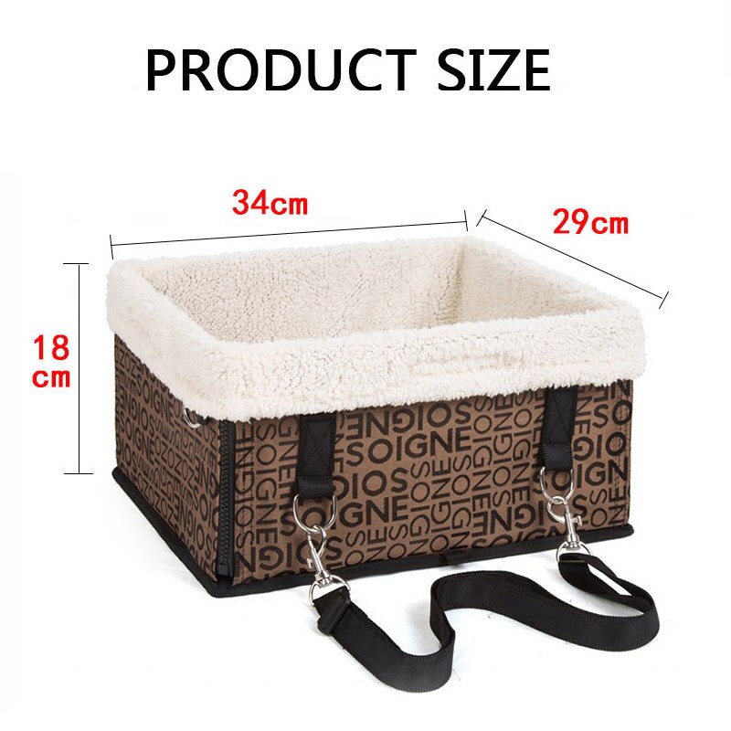 Foldable Dog Bag Car Seat For Dog Carriers Cat Carrier Puppy Pets Christmas Dogs Cat Dog Bag Safety Car Supplies py0019