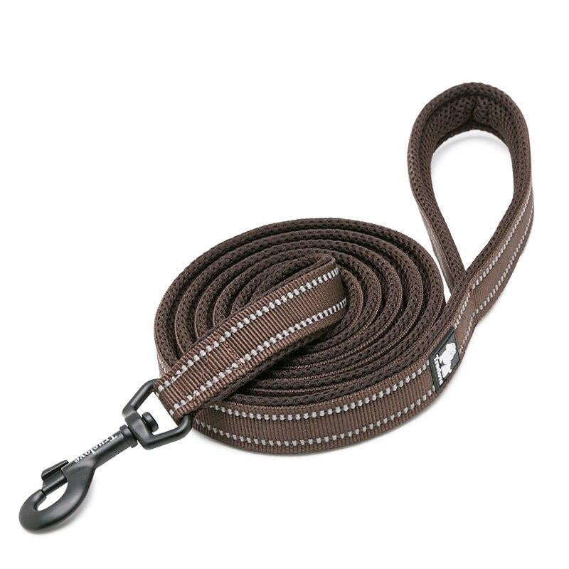 Soft Dog Pet Leash in Harness and Collar Reflective Nylon Mesh Walking Training 11 Color 110cm TLL2111 Dropshipping