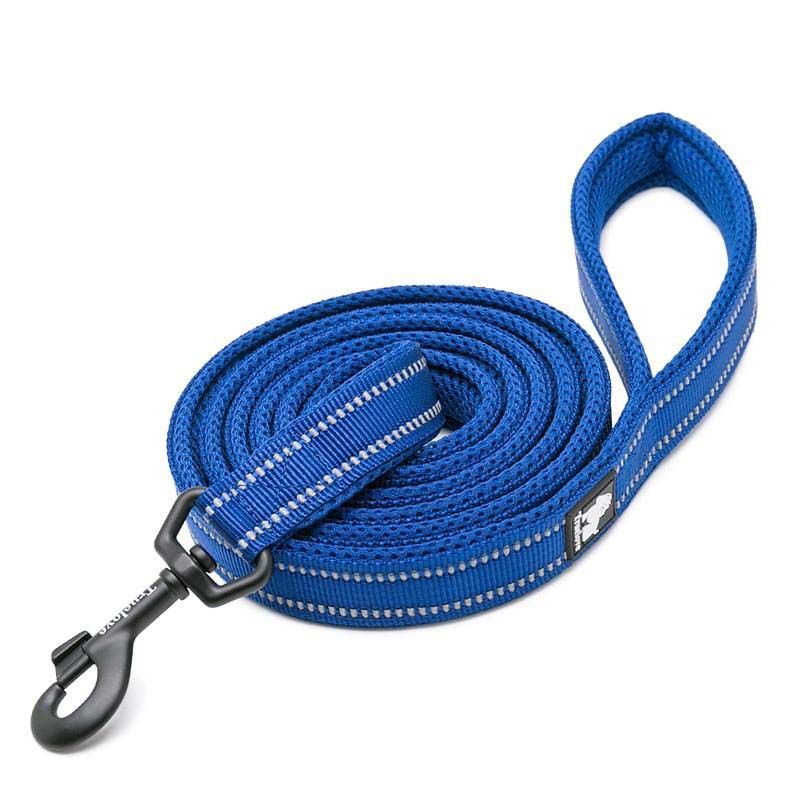 Soft Dog Pet Leash in Harness and Collar Reflective Nylon Mesh Walking Training 11 Color 110cm TLL2111 Dropshipping