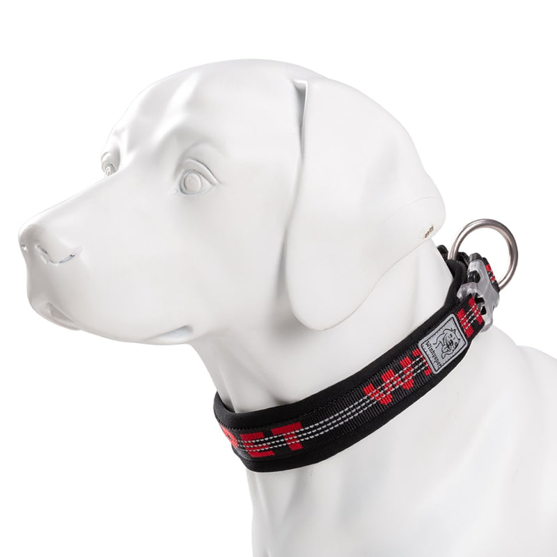 Pet Collar Best Neoprene Padded 3M Reflective Dog Collar for Large Medium Small Bonus Dog Tracker Tag Feature YC1854