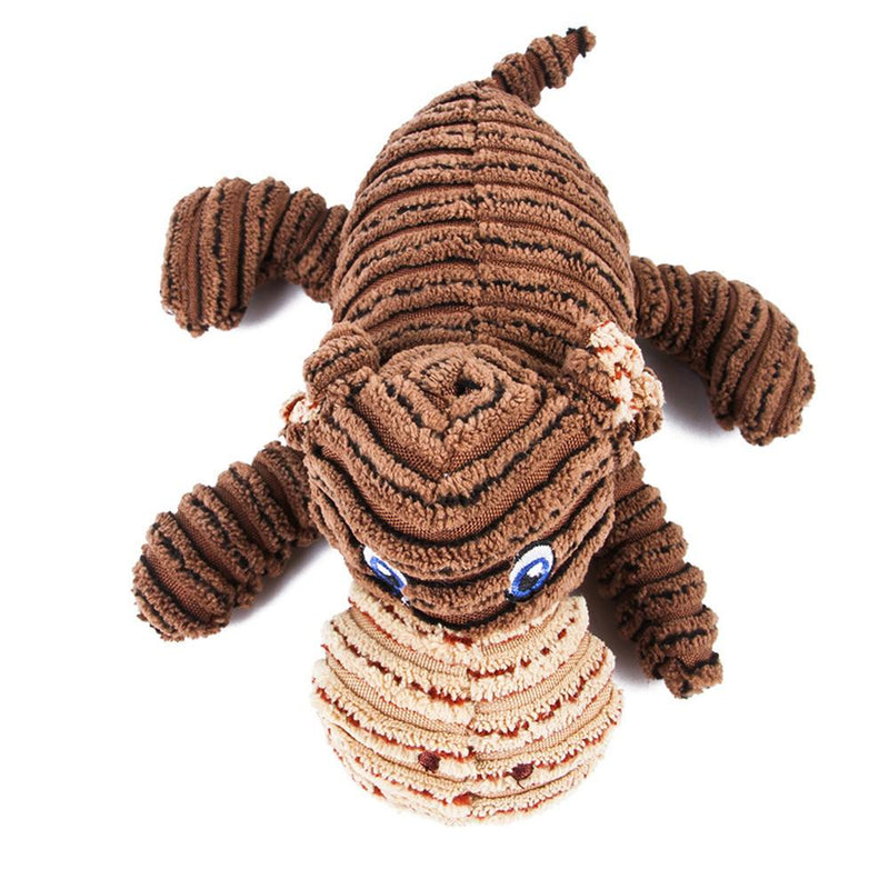 Toys For Dogs Plush Toy Soft Toy Little Monkey Jouet Chien Stuff Chew Toys Puppy Plush Sound Tortoise  Clownfish Cattle Pet