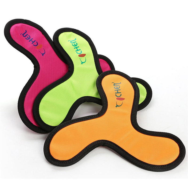 Flying Discs Dog Training Toy Oxford Cloth Pet Interactive Dart Bite Resistant Boomerang Puppy Chew Flying Saucer Toy