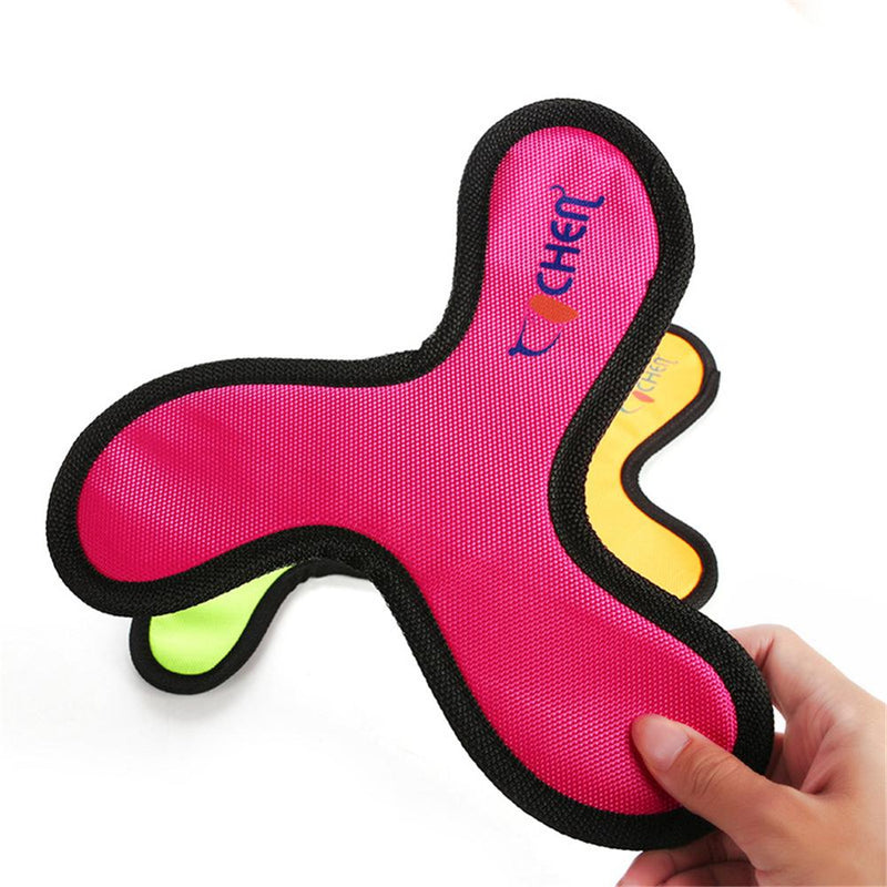 Flying Discs Dog Training Toy Oxford Cloth Pet Interactive Dart Bite Resistant Boomerang Puppy Chew Flying Saucer Toy