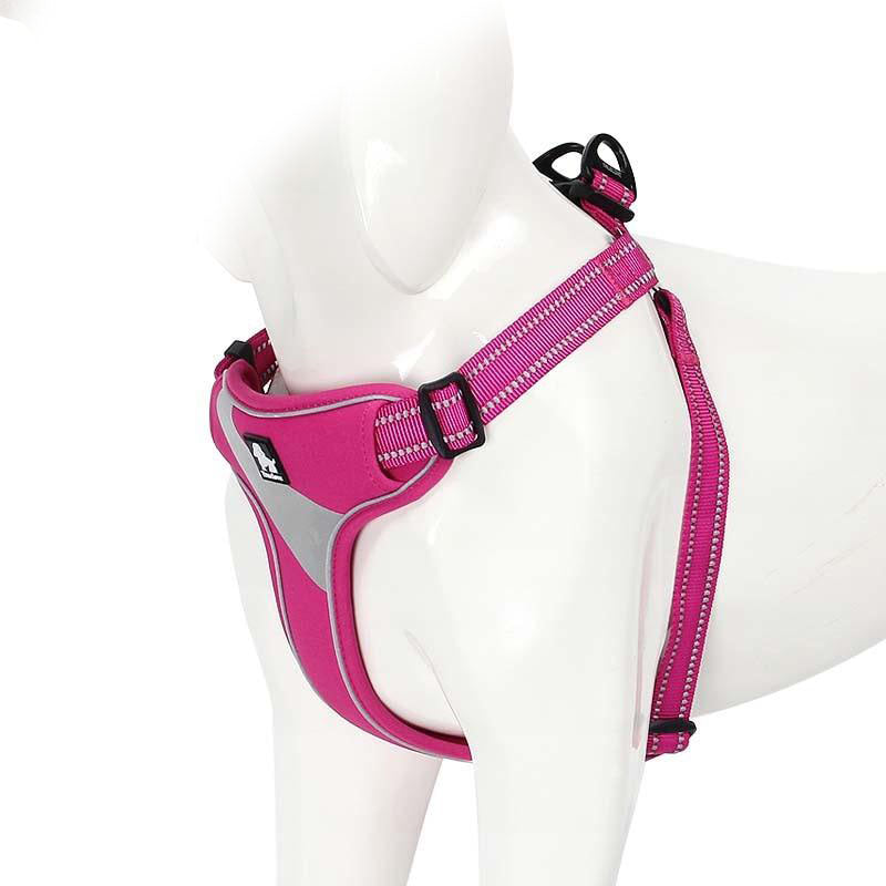 Durable Dogs Harness Vest with 3M Safety Reflective Stripes Vest Adjustable