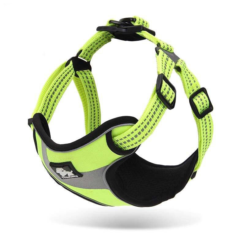 Durable Dogs Harness Vest with 3M Safety Reflective Stripes Vest Adjustable