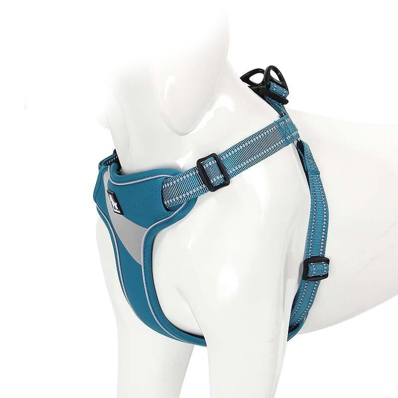 Durable Dogs Harness Vest with 3M Safety Reflective Stripes Vest Adjustable