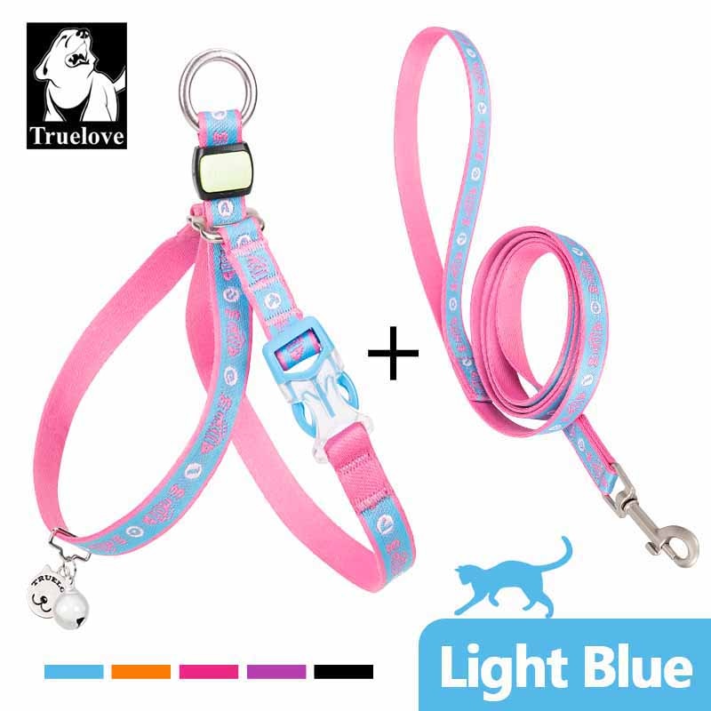 Dog Harness And Leash Set Nylon Adjustable Reflective Kitten Puppy Traction Harness Belt Halter For Yorkies Chihuahua