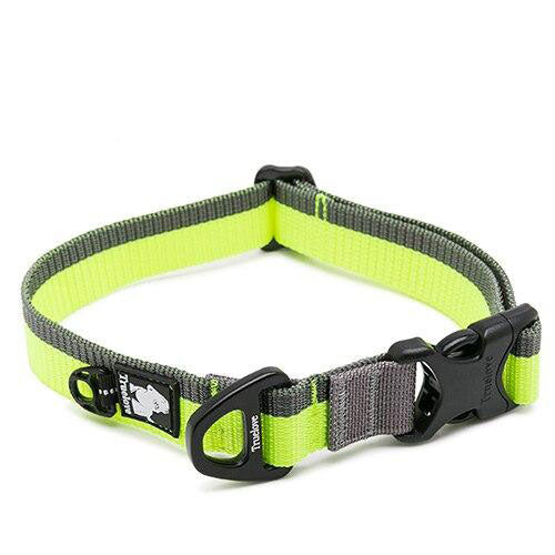 Dog Collar Nylon for Small medium and Big Dogs Neck Belt Training Walking Light Breathable Running Orange Black TLC5171