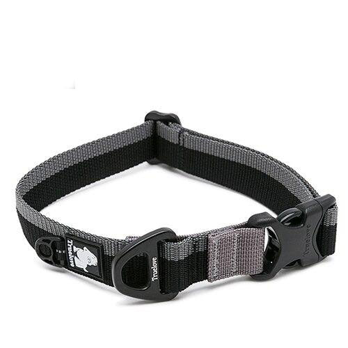 Dog Collar Nylon for Small medium and Big Dogs Neck Belt Training Walking Light Breathable Running Orange Black TLC5171