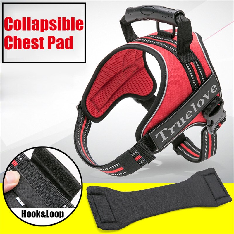 Dog Harness No-Pull Reflective Stitching Ensure Two Ways Using Explosion-proof Outdoor Adventure Amazon hot-saleTLH5753