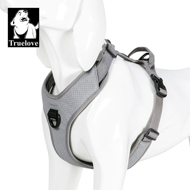 Dog Harness Reflective No Pull Small Medium Large Vest Quick Adjustbale Matching Leash Collar Training Running TLH6071