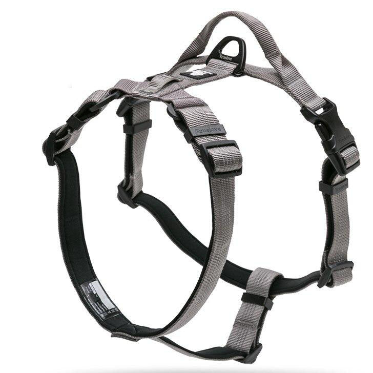 Dog Harness Reflective Nylon Ribbon  SBR Diving Inside LED Pilot Light Position Four-point Adjustment pet Vest TLH6171