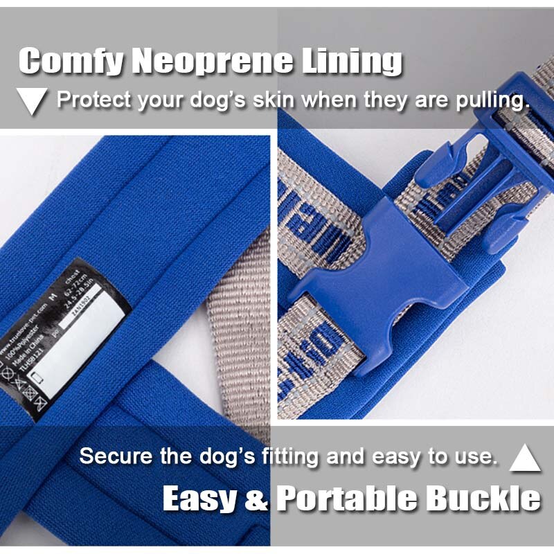 Dog Harness Reflective Easy Pet Lifting Harness For Dogs French Bulldog Outdoor Soft Dog Vest Harness