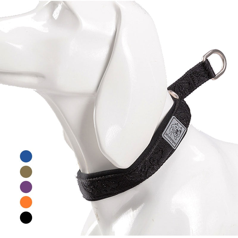 Nylon Dog Training Collar Pet Slip Choke Collar For Large Small Dogs Hunting