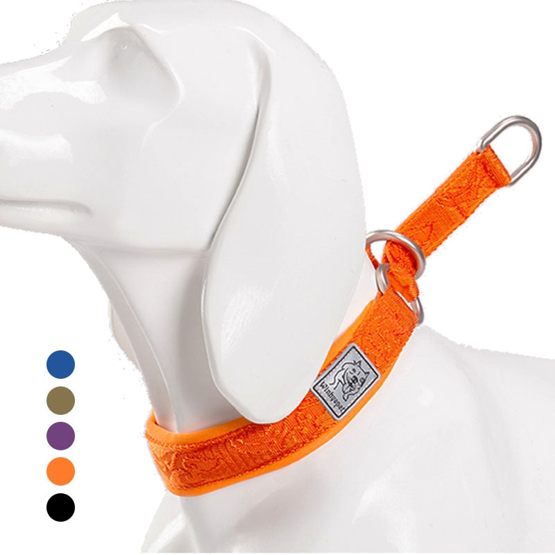 Nylon Dog Training Collar Pet Slip Choke Collar For Large Small Dogs Hunting