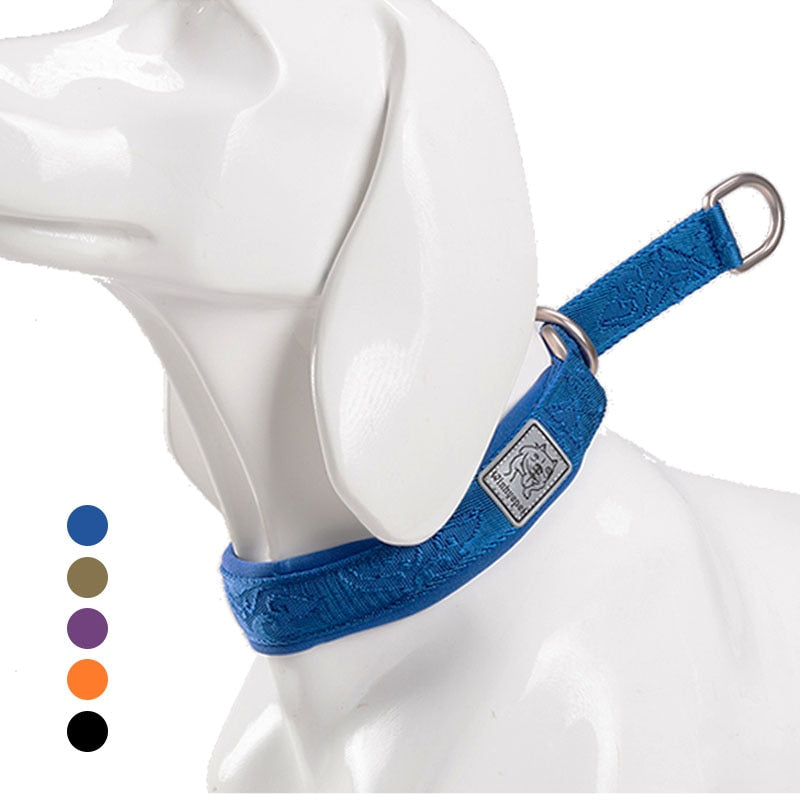 Nylon Dog Training Collar Pet Slip Choke Collar For Large Small Dogs Hunting