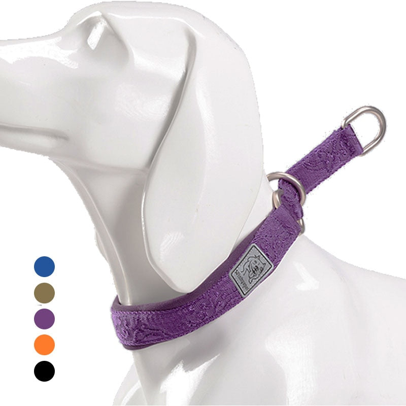 Nylon Dog Training Collar Pet Slip Choke Collar For Large Small Dogs Hunting