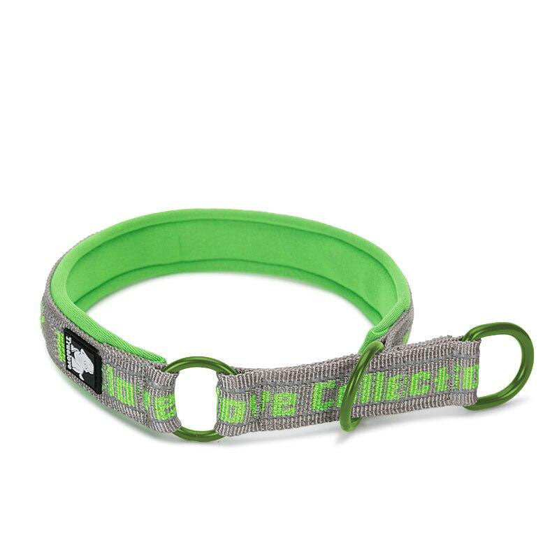 Pet Collar Adjustable Reflective SBR Neoprene Pull-resistant Explosion-proof Dog and Cat Travel