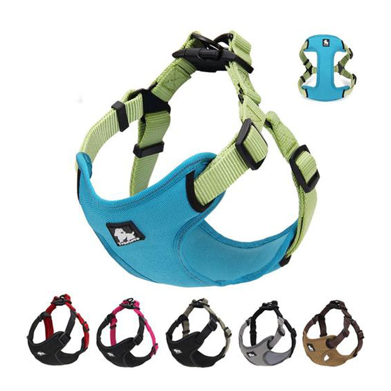 Padded reflective dog harness vest Pet Dog Step in Harness Adjustable No Pulling pet Harnesses for Small Medium dog