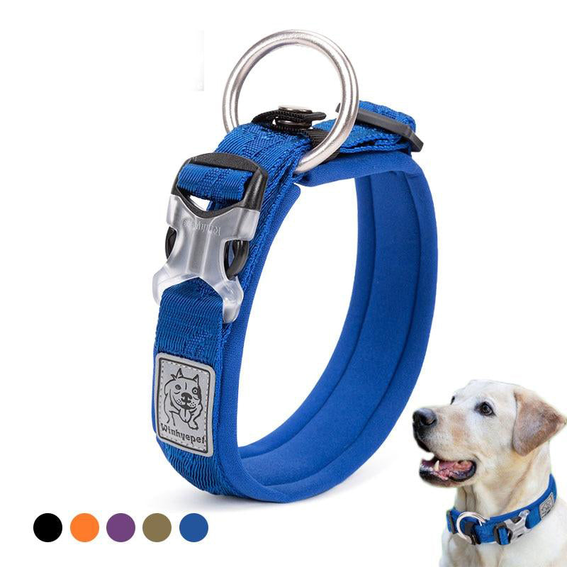 Pet Dog Collar Nylon Training Running Pet Designer Dog Collars Reflective