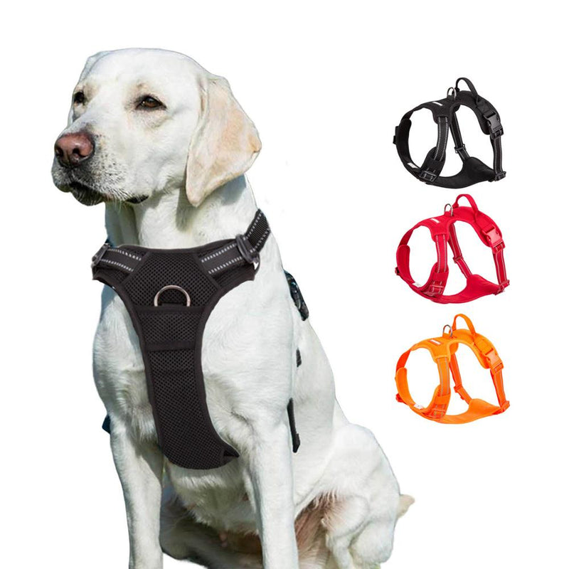 Pet Dog Harness Large Small For Pitbull Reflective Safety Harness For Dogs  Car Harness Dog Sport No Pull Vest Husky