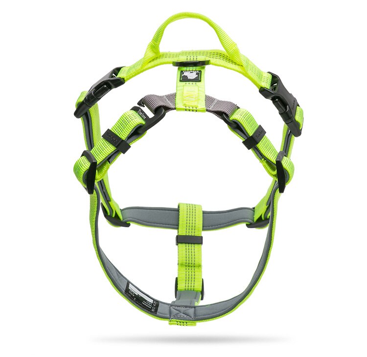 Pet Harness Adjustable Reflective Nylon with Collar Leash LED Light Neoprene Padded Hiking Running TLH6171 Dropshipping