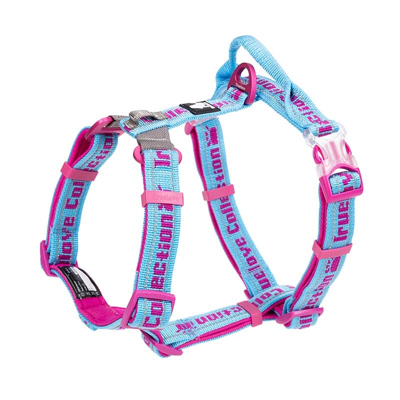 Soft Padded Dog Harness Easy On And Off Nylon Adjustable Car Pet Harness Belt Reflective For Outdoor Training Walking