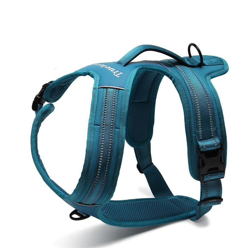 Sport Nylon Reflective No Pull Dog Harness Outdoor Adventure Pet Vest With Handle XS To XL 5 Colors In Stock Factory