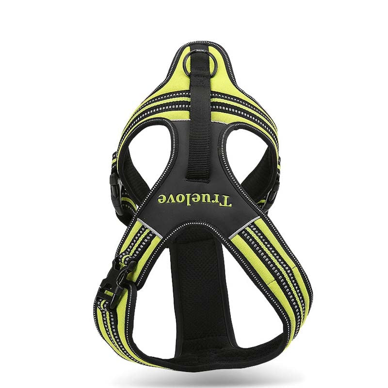 Sport Nylon Reflective No Pull Dog Harness Outdoor Adventure Pet Vest With Handle XS To XL 5 Colors In Stock Factory