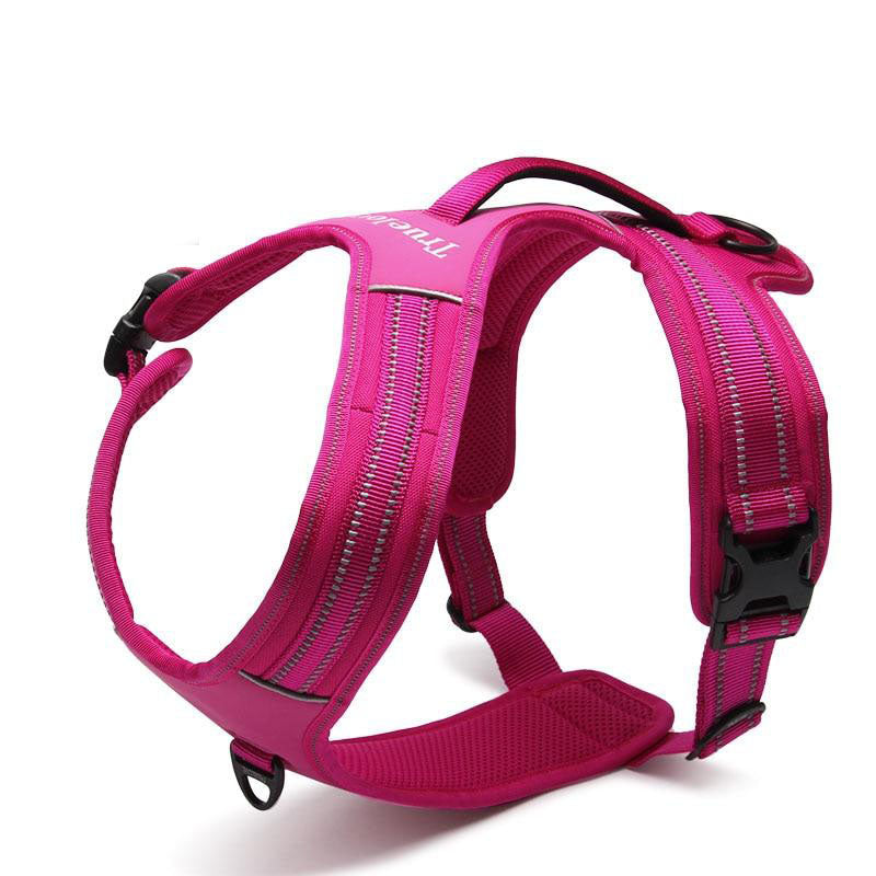 Sport Nylon Reflective No Pull Dog Harness Outdoor Adventure Pet Vest With Handle XS To XL 5 Colors In Stock Factory