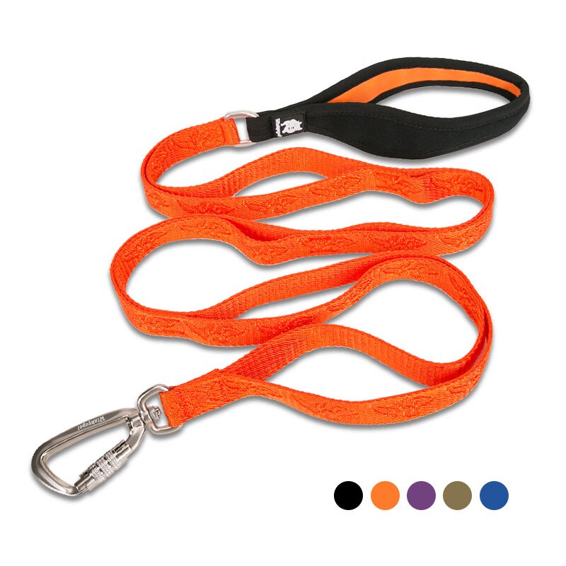 Strong Dog Leash Easy For Medium Large Dogs Pet Training Hunting Dog Lead Running Purple Nylon Lead Leash For Dogs