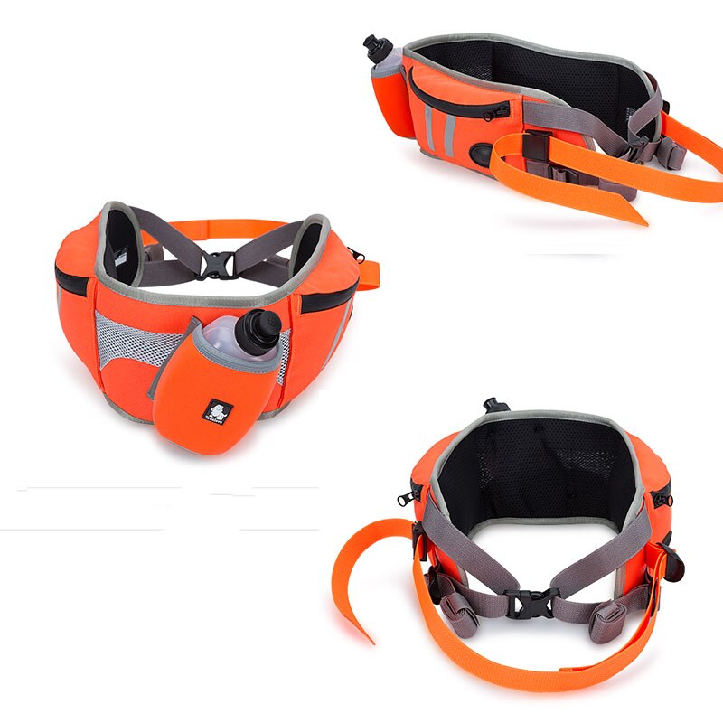 Dog Backpack Bag Outdoor Multifunctional For Man With Dog Water Bottle And Reflective For Hiking Running TLB2151