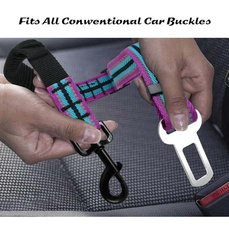 Dog Seat Belt Car Pet Safety Seat Belt with Adjustable Strap for Small to Large Dogs