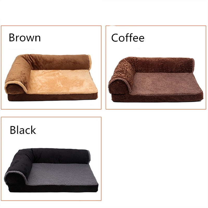 Warm Comfortable  Pet Dog Bed Soft Sofa Puppy Mattress Dog Cat Removable Washable Hous  Perros Soft Sofa Pet Kennel For larg dog