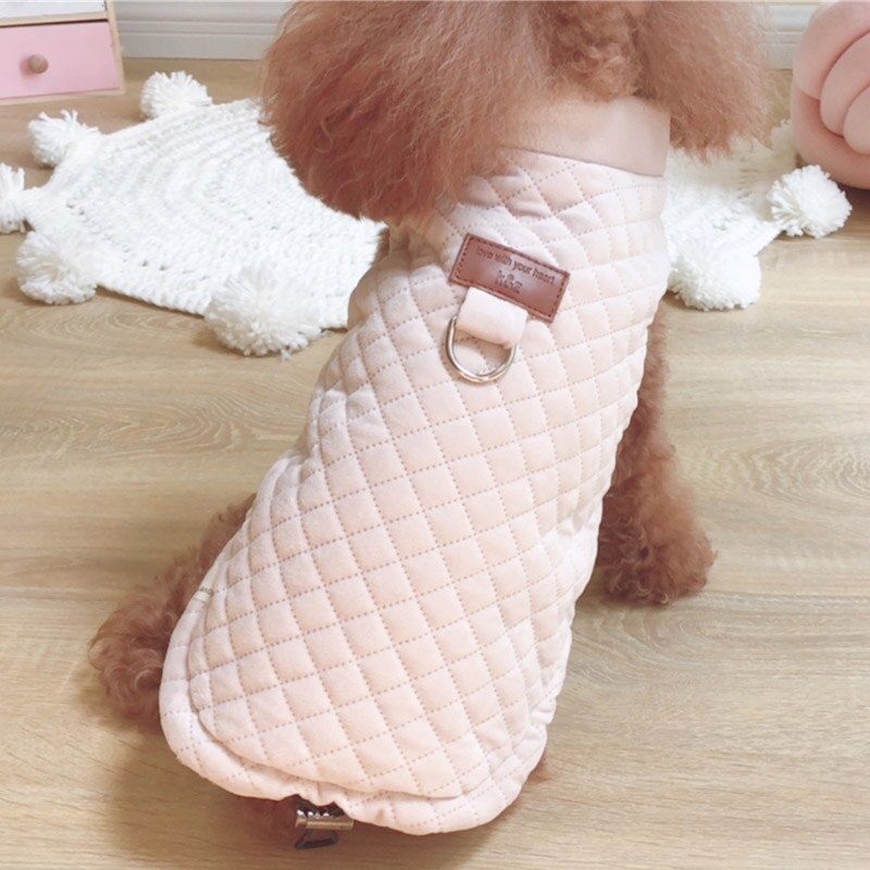 Warm Pet Dog Dress Vest Jacket For Dogs Cats Winter Chihuahua Yorkies Clothes Maltese Clothing Puppy Coat Costume For Pets Dogs