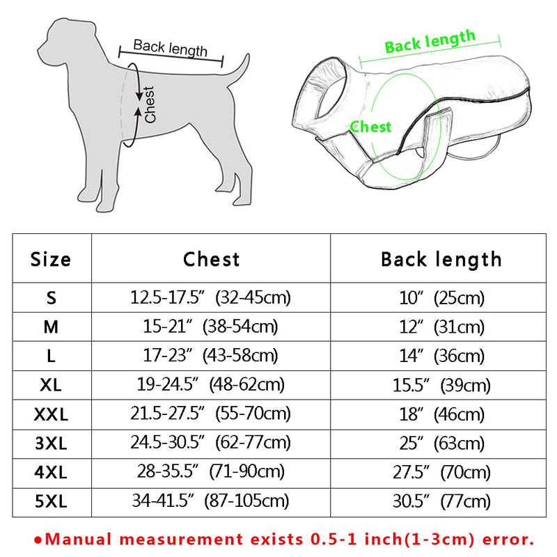 Waterproof Dog Winter Coat Warm Puppy Jacket Vest Pet Clothes Apparel Dog Clothing For Small Medium Large Dogs Ropa Para Perros