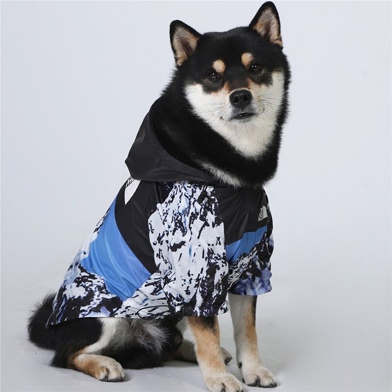 Windproof Dog Winter Clothes Dog Jacket Fashion Pet Clothing for Medium Large Dogs Labrador Reflective Dogs Clothes Ropa Perro