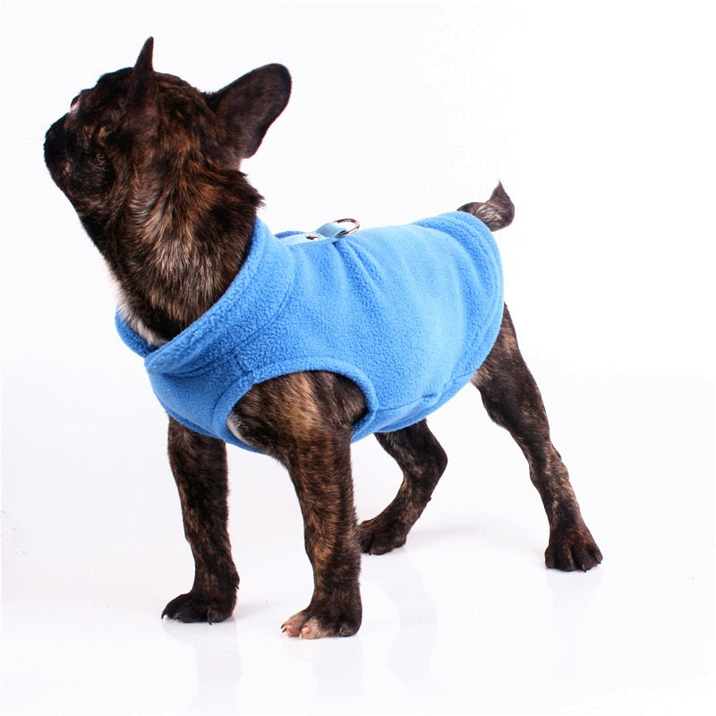 Winter Fleece Pet Dog Clothes Puppy Clothing French Bulldog Coat Pug Costumes Jacket For Small Dogs Chihuahua Vest Hondenkleding