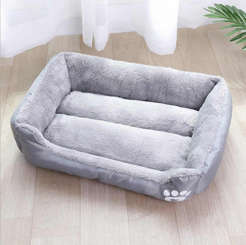 Winter Plush dog beds for medium soft plush dogs pets accessories labrador calming pets accessories for cat Pet bed for cats