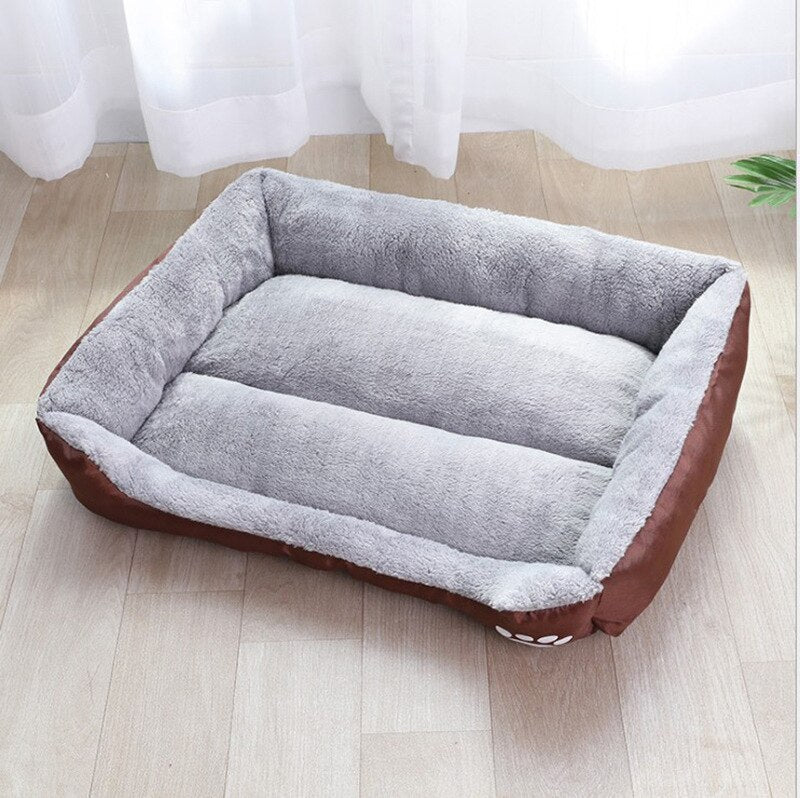 Winter Plush dog beds for medium soft plush dogs pets accessories labrador calming pets accessories for cat Pet bed for cats