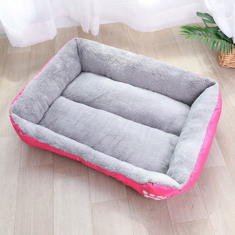 Winter Plush dog beds for medium soft plush dogs pets accessories labrador calming pets accessories for cat Pet bed for cats