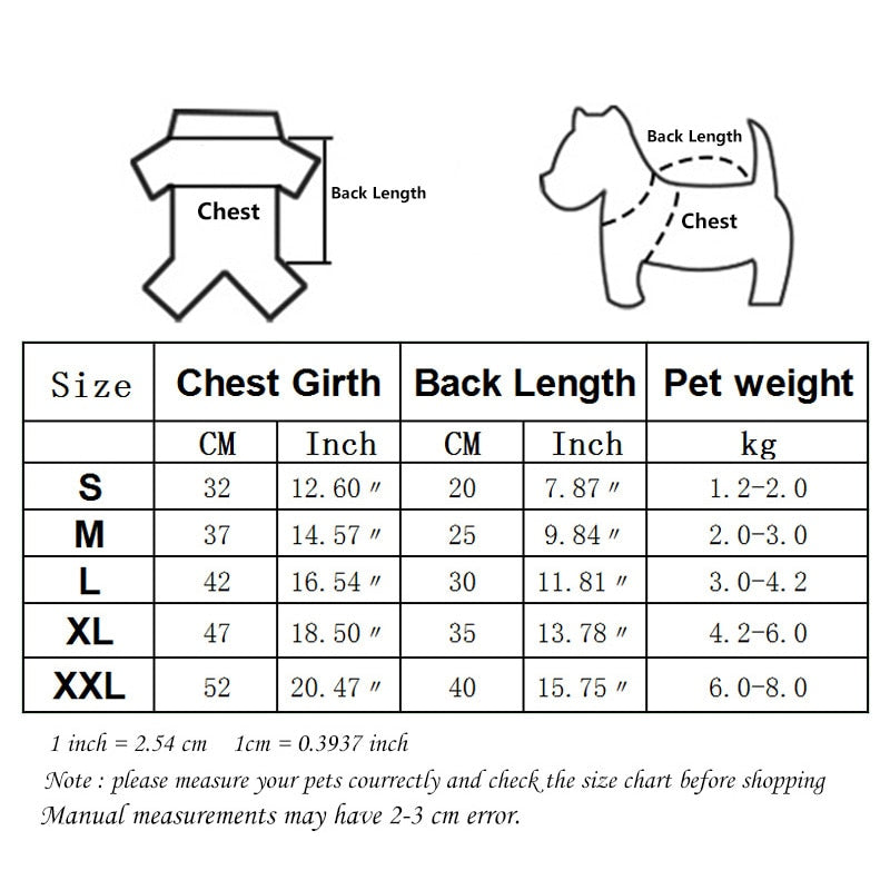 Winter Warm Dog Clothes Cotton Hoodies Clothes for Dogs Pet clothing for Small medium dogs Costumes Coat For Cat French Bulldog