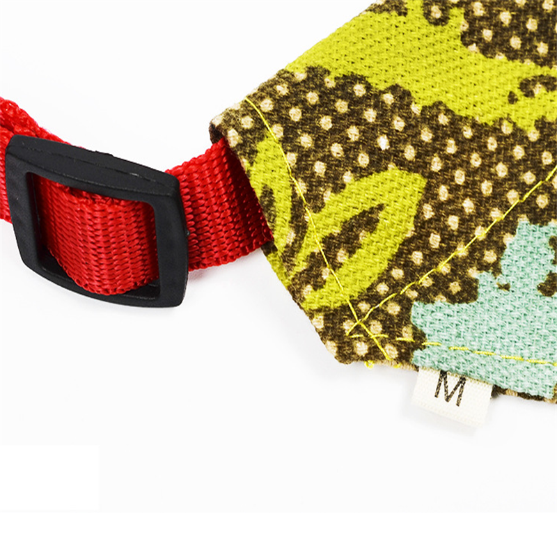 Petgoo Fashion-Forward Print Dog Bandana and Collar for Puppies