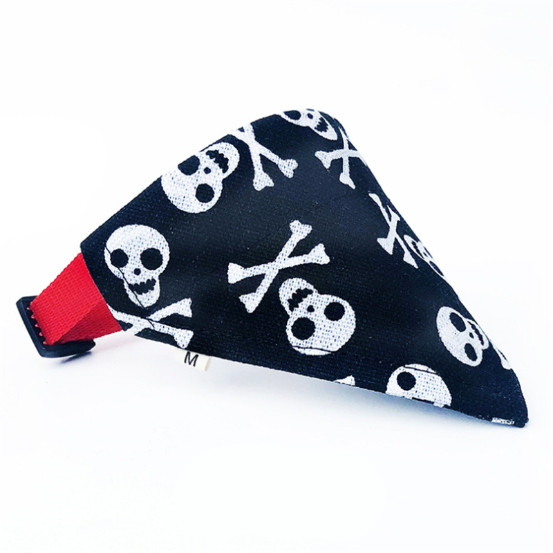 Petgoo Fashion-Forward Print Dog Bandana and Collar for Puppies