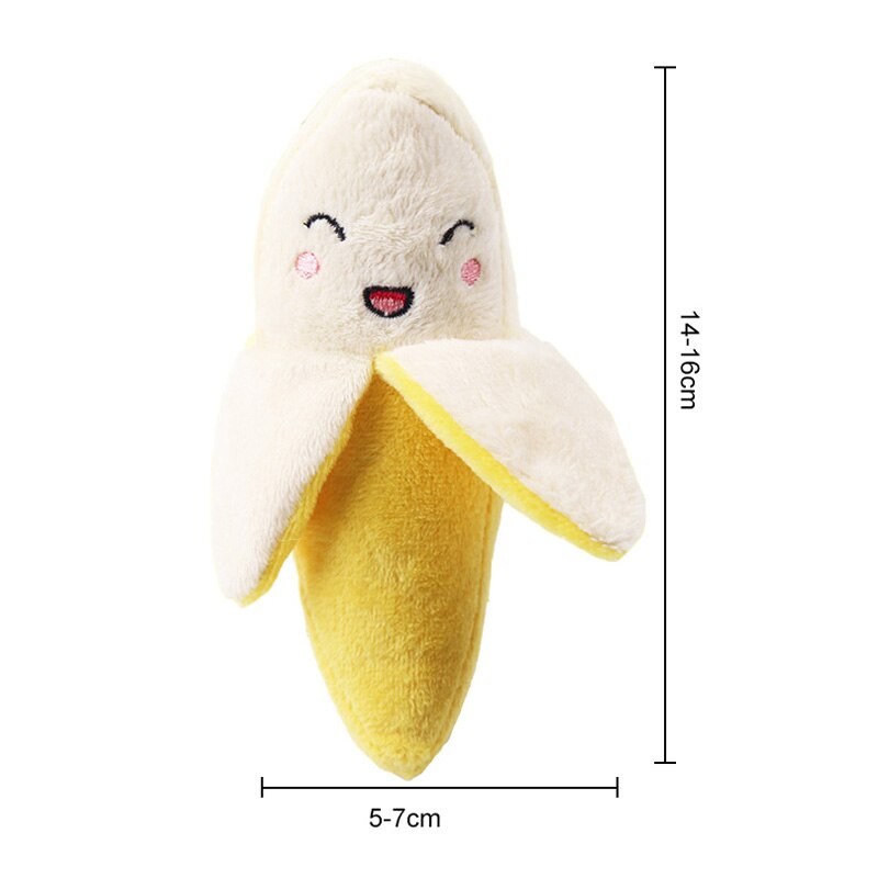 Plush Dog Toys Squeaky Bone Ice Cream Carrot Puppy Chew Interactive Toy