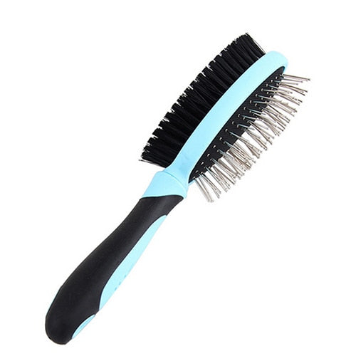 Double-sided Pet Clean Dog Grooming Brush Hair Remover Comb Fur Pets Tools Products New 2019 Animal Quick For Brushes Hairbrush