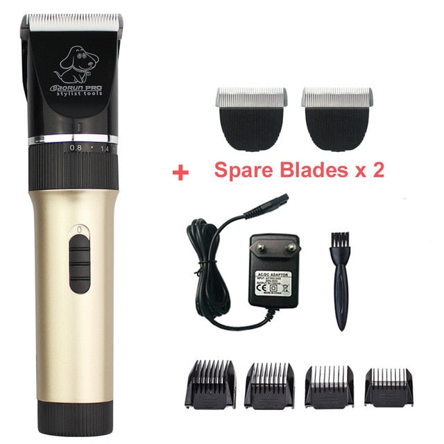 Professional Pet Hair Trimmer Electric Rechargeable Cat Dog Clipper Grooming Cutters Powerful Shaver Machine For Animal 110-240V