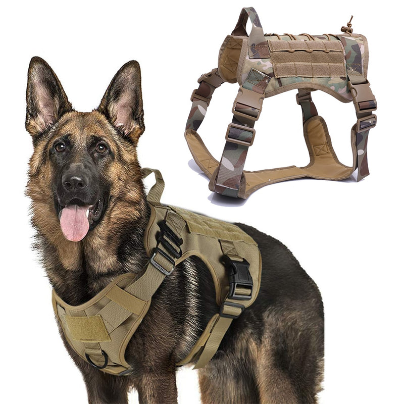 Dog Harness Front Clip Law Enforcement K9 Working Pet Dog Durable Vest For Small Large Dogs German Shepherd